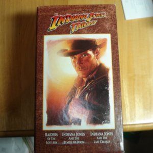 Indiana Jones Trilogy VHS Tapes